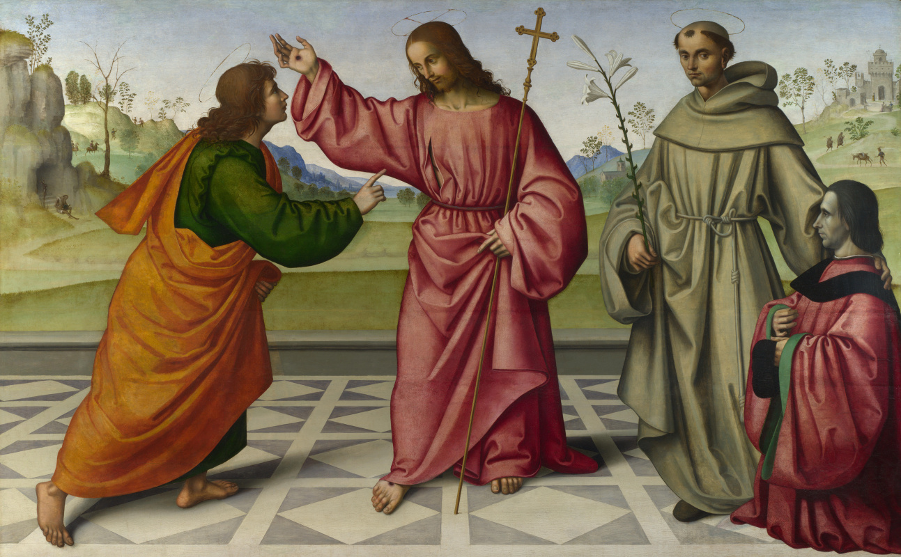 Battista da Fáenza Giovanni. The unbelief of St. Thomas