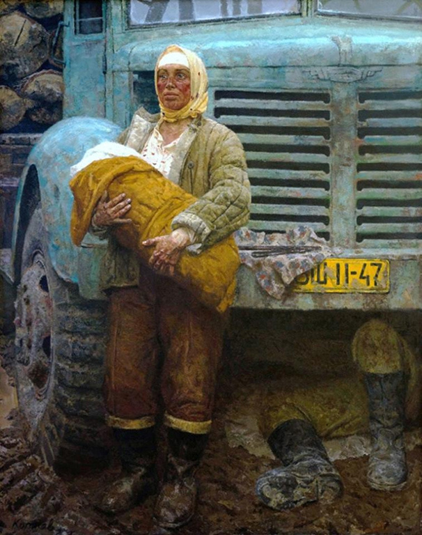 Heliy Mikhailovich Korzhev. On the road