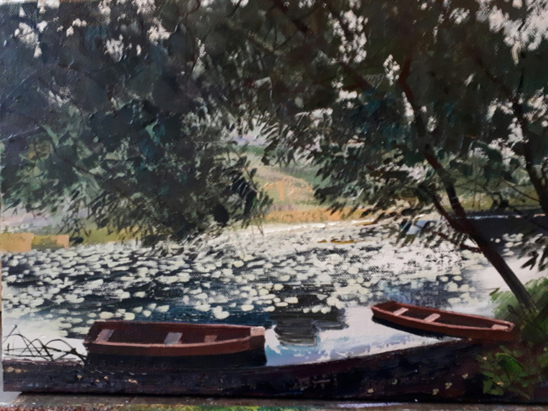 Alexander Sergeevich Krivonos. "Boats"