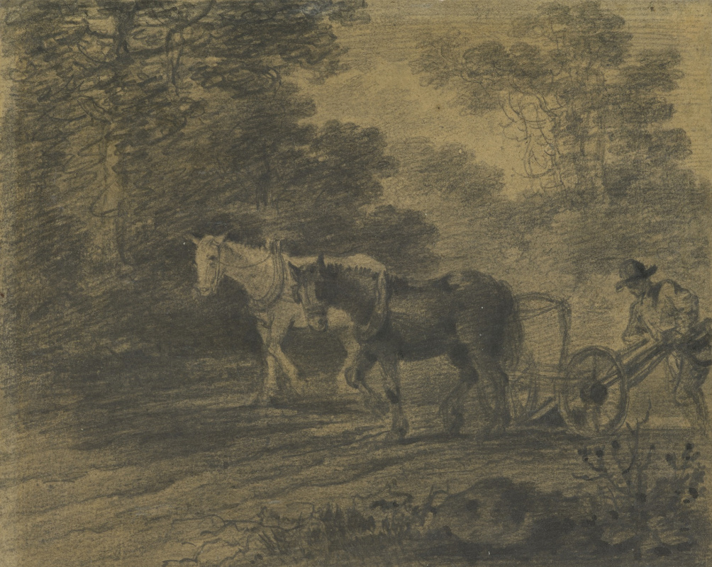 Thomas Gainsborough. The farmer behind the plow
