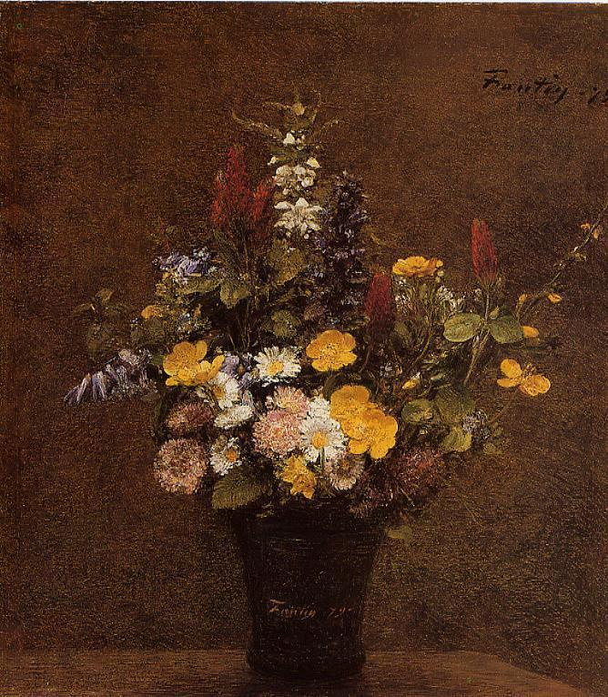 Henri Fantin-Latour. Wild flowers