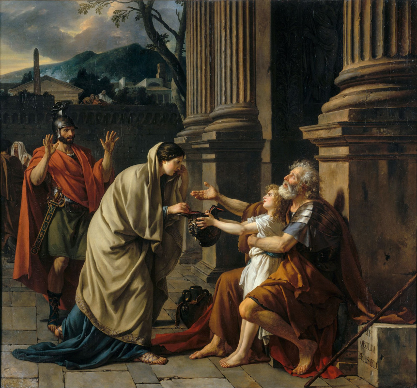 Jacques-Louis David. Belisarius begging