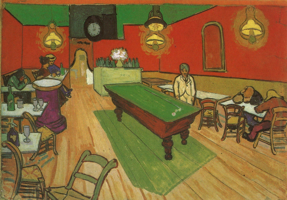 Vincent van Gogh. Night cafe (option)