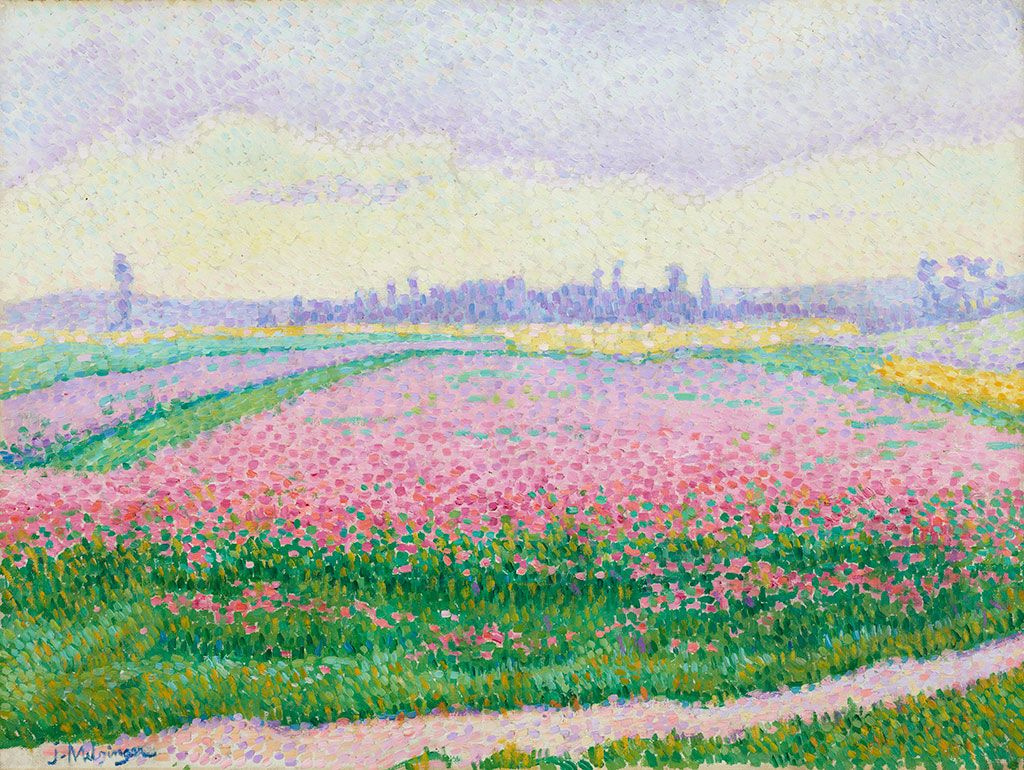 Jean Metzinger. Blooming field near Caen (Normandy)