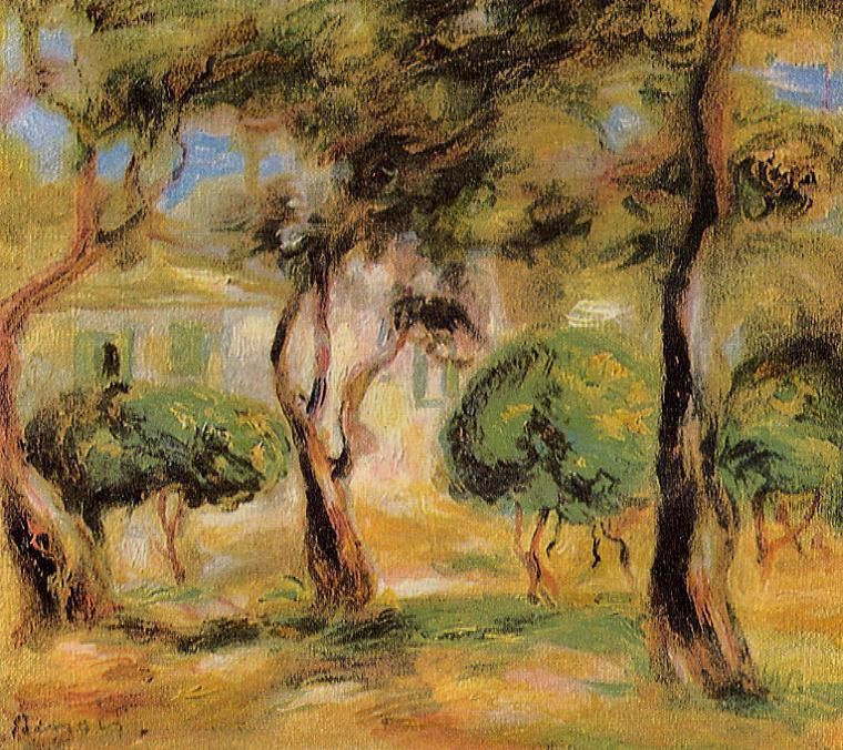 Pierre Auguste Renoir. Dans le jardin de Colette