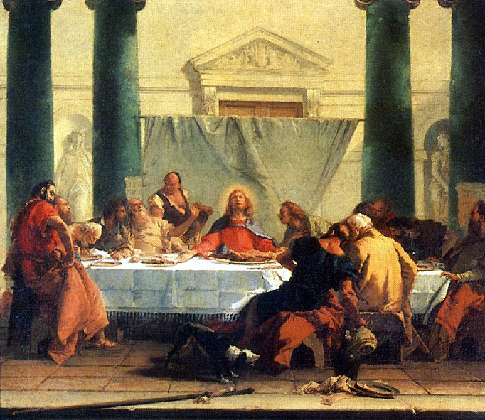 Giovanni Battista Tiepolo. Last supper