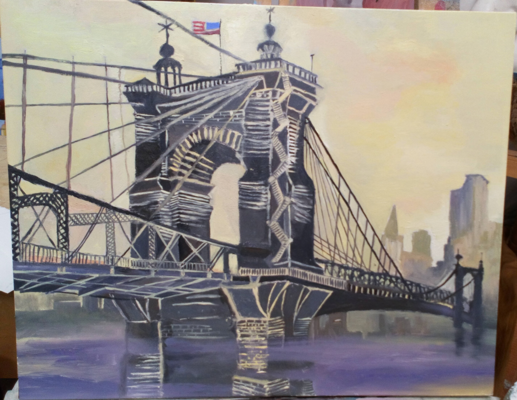 Julia Alekseevna Ovcharenko. The Brooklyn Bridge