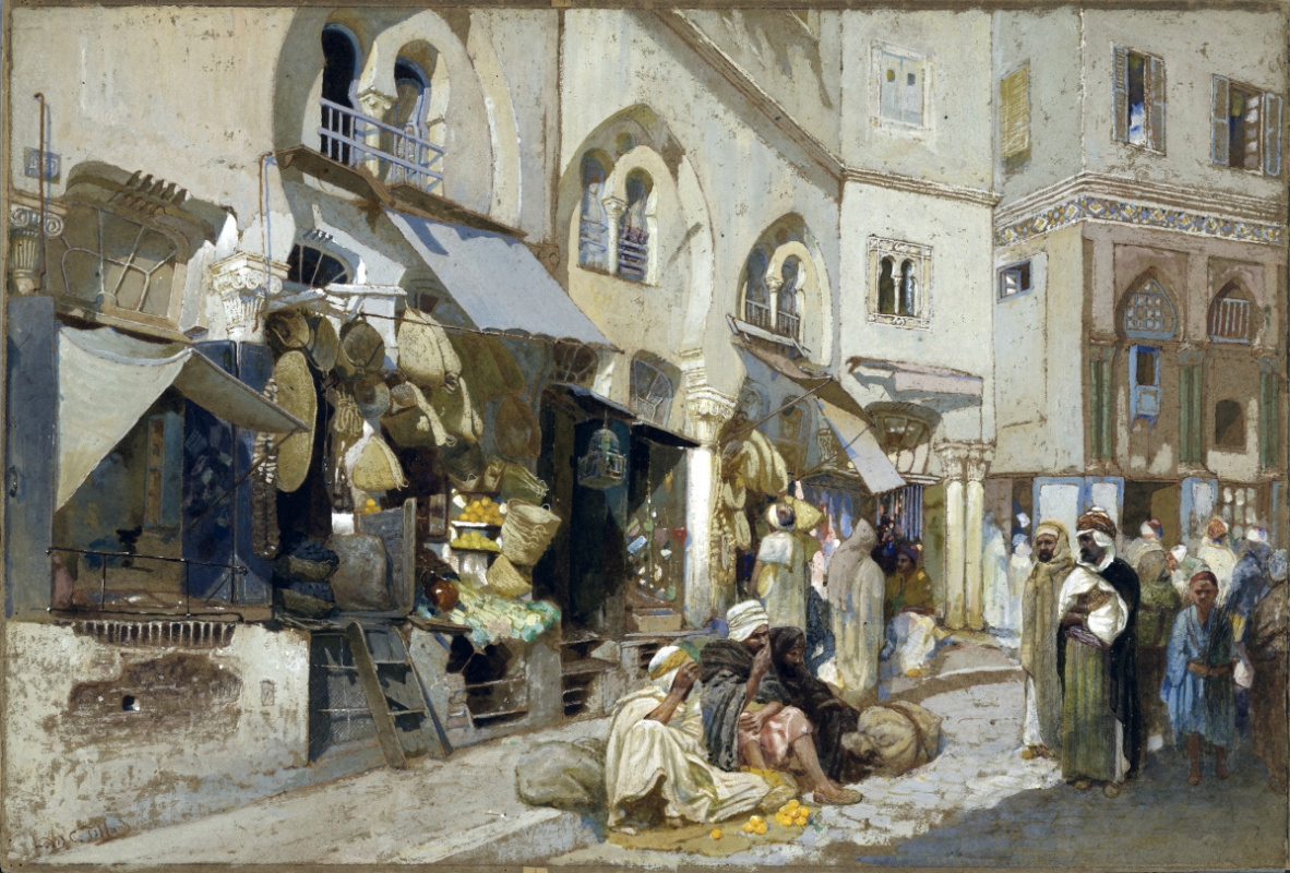 Louis Comfort Tiffany. Algerian shops