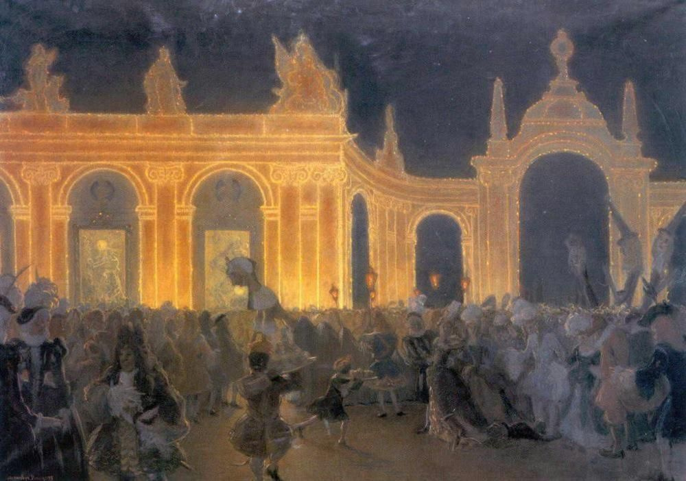 Alexander Nikolaevich Benoit. Masquerade sotto Luigi XIV