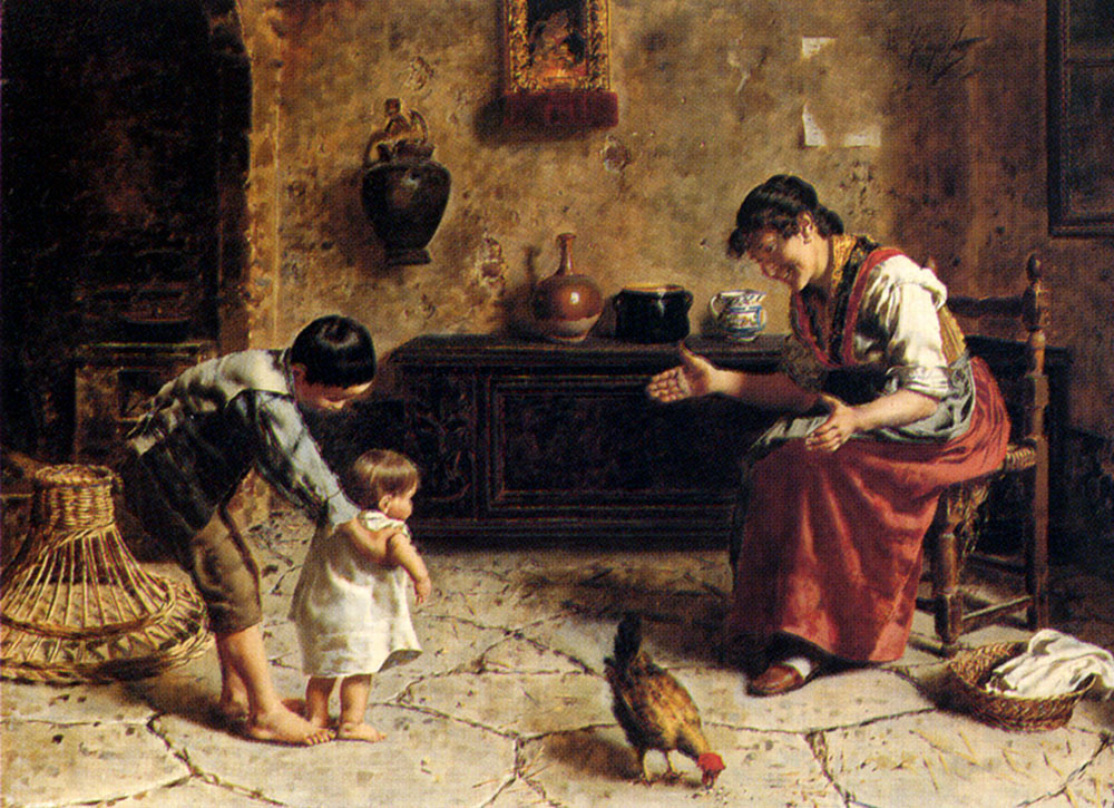 Eugenio Zampighi. Baby's first steps