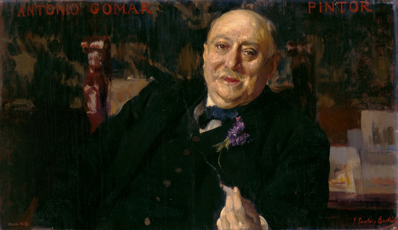 Joaquin Sorolla. The painter Antonio Gomar and Gomar