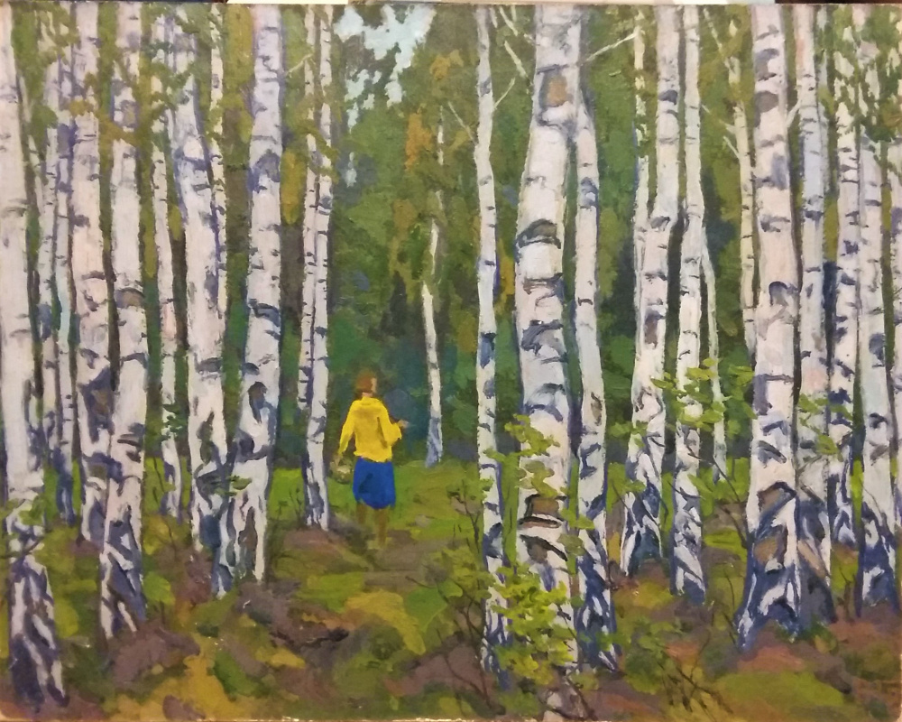 Vladimir Grigorievich Vlasov. En el bosque.