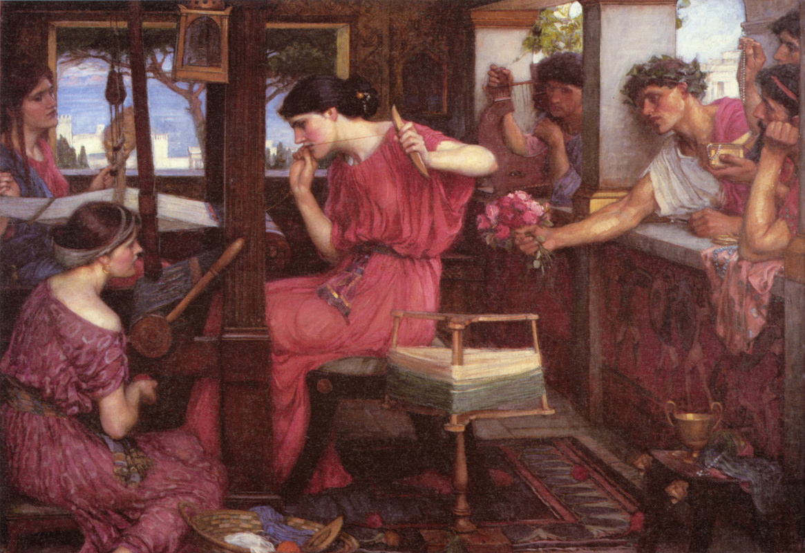 John William Waterhouse. Penelope and fan