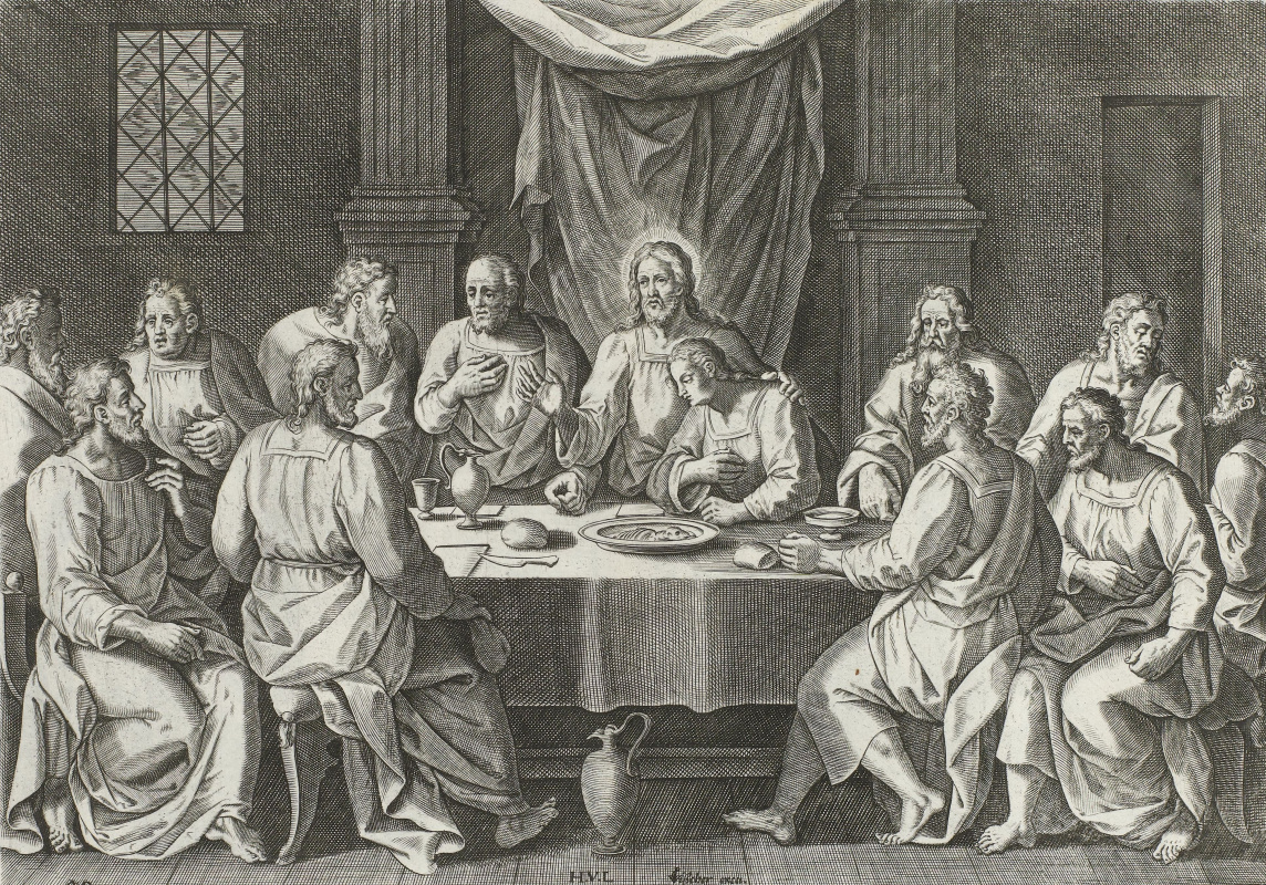 Unknown artist. Last supper