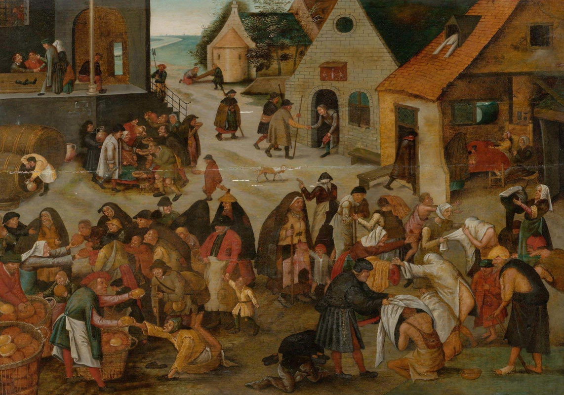 Peter Brueghel the Younger. Seven acts of mercy