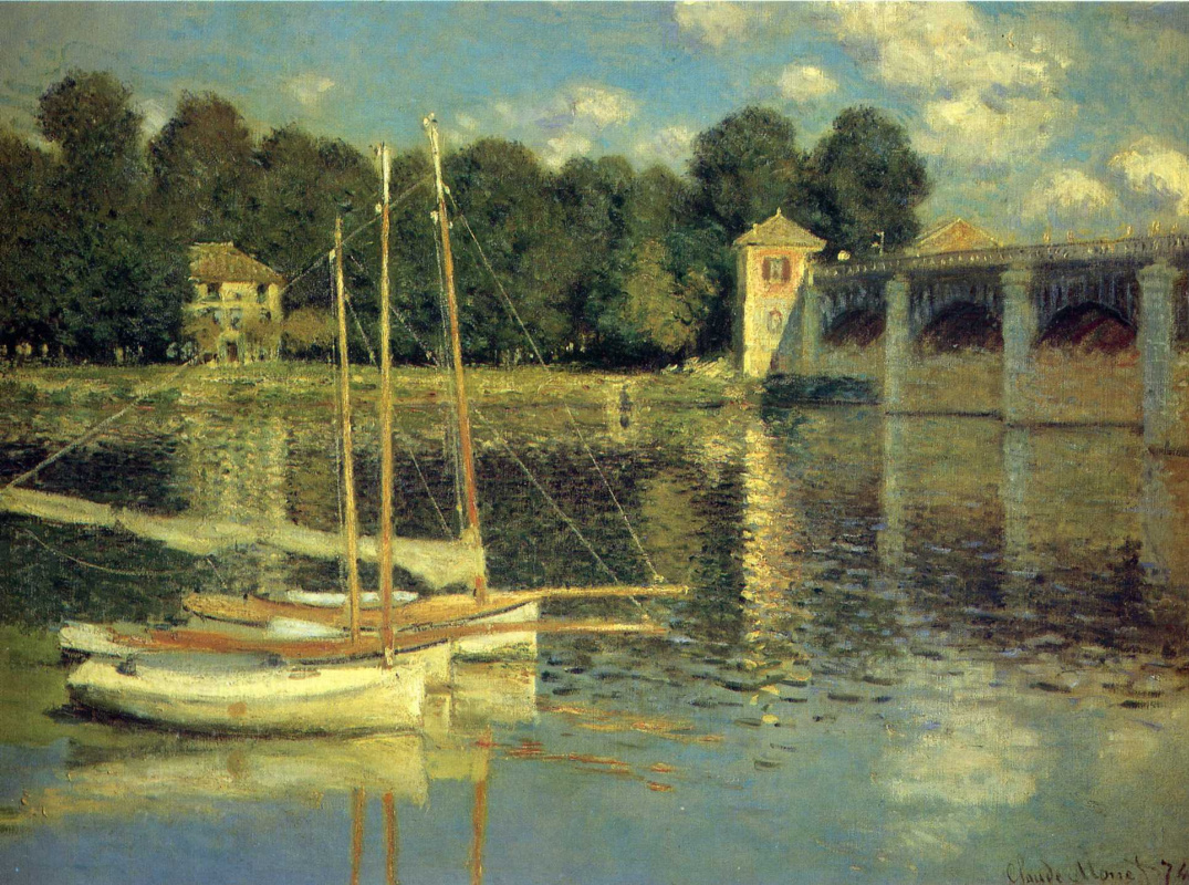 Claude Monet. The bridge at Argenteuil