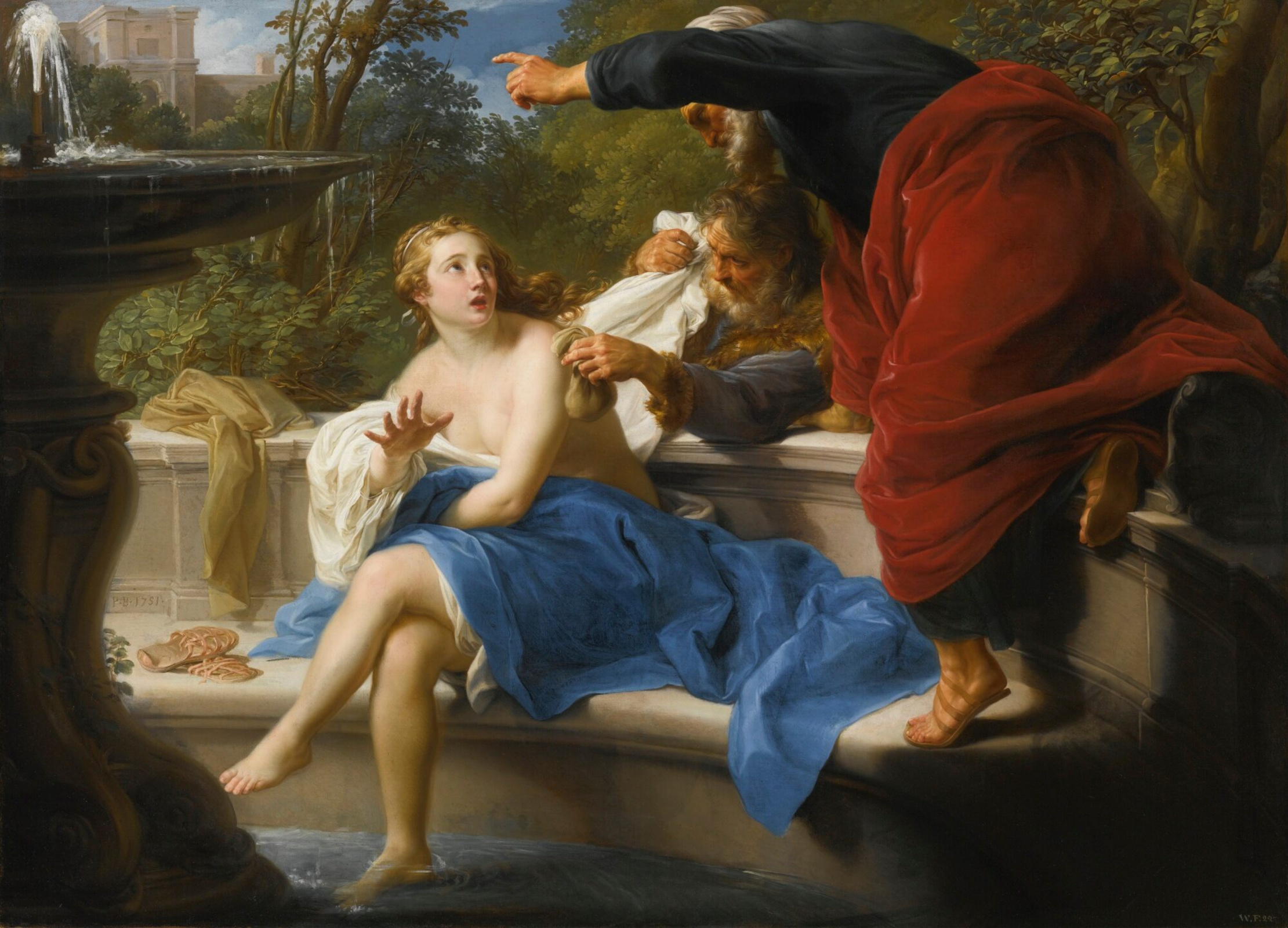 Buy digital version: Susanna and the elders by Pompeo Girolamo