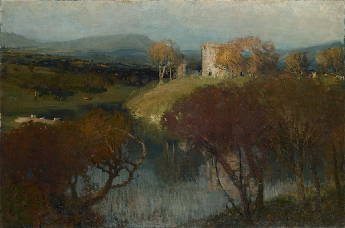 James Paterson. Morton Castle in Scotland (Enchanted Castle)