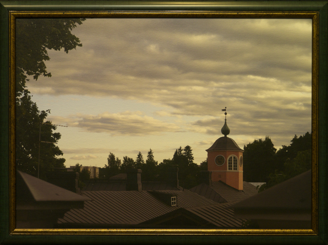 K. Grechuk. The tower looks at the roofs