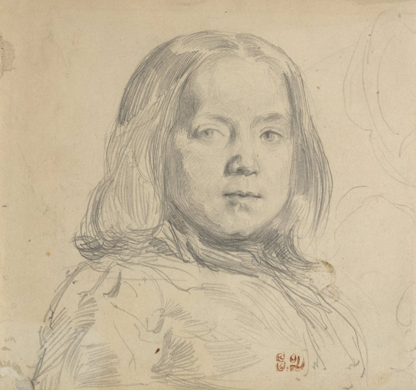 Eugene Delacroix. Portrait d'un enfant