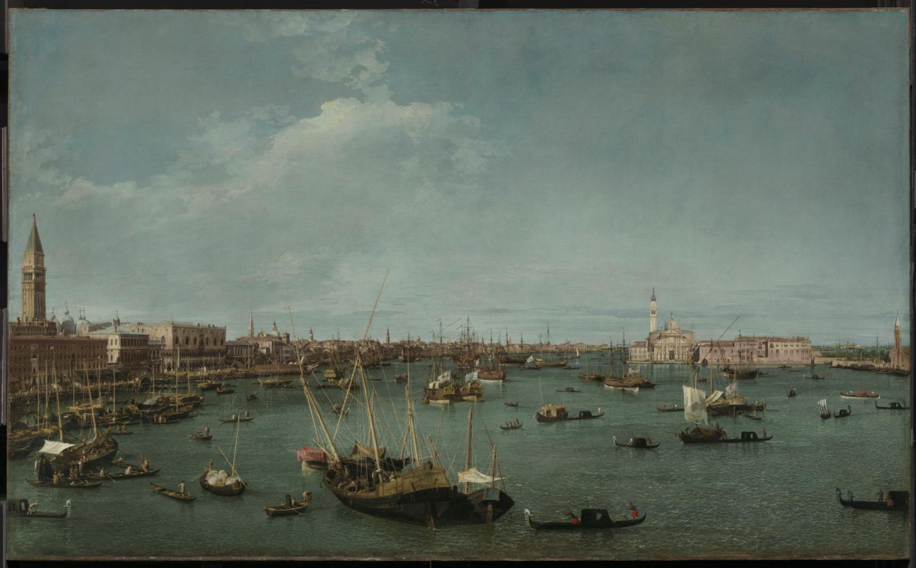 Giovanni Antonio Canal (Canaletto). San Marco harbor
