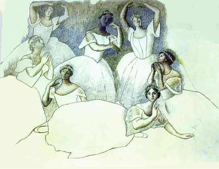 Pablo Picasso. A group of dancers