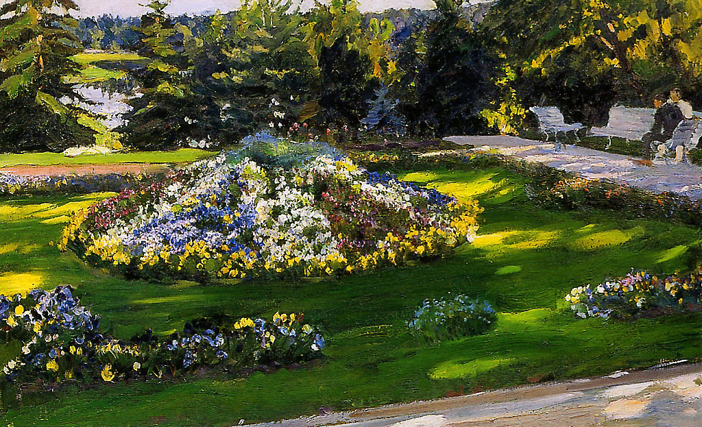 Sergey Arsenievich Vinogradov. Giardino fiorito