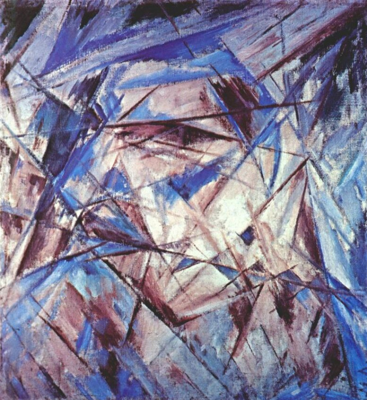 Mikhail Larionov. Portrait of a fool