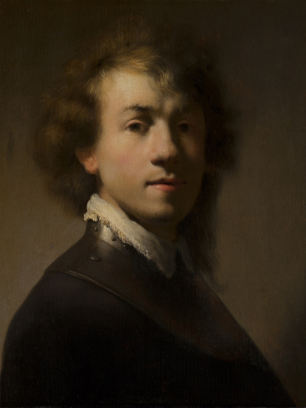 Rembrandt Harmenszoon van Rijn. Self- Portrait with Gorget