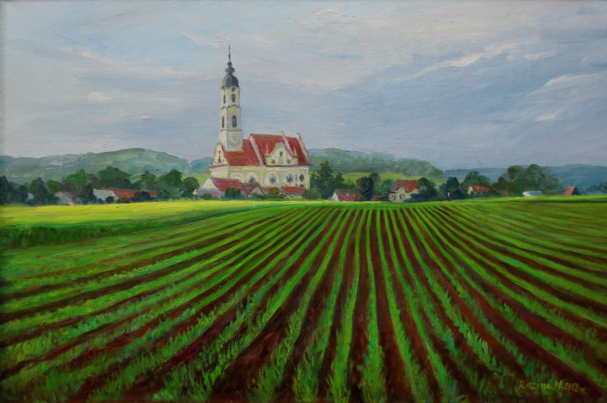 Marina Dmitrievna Razin. Church in Vis Steinhausen