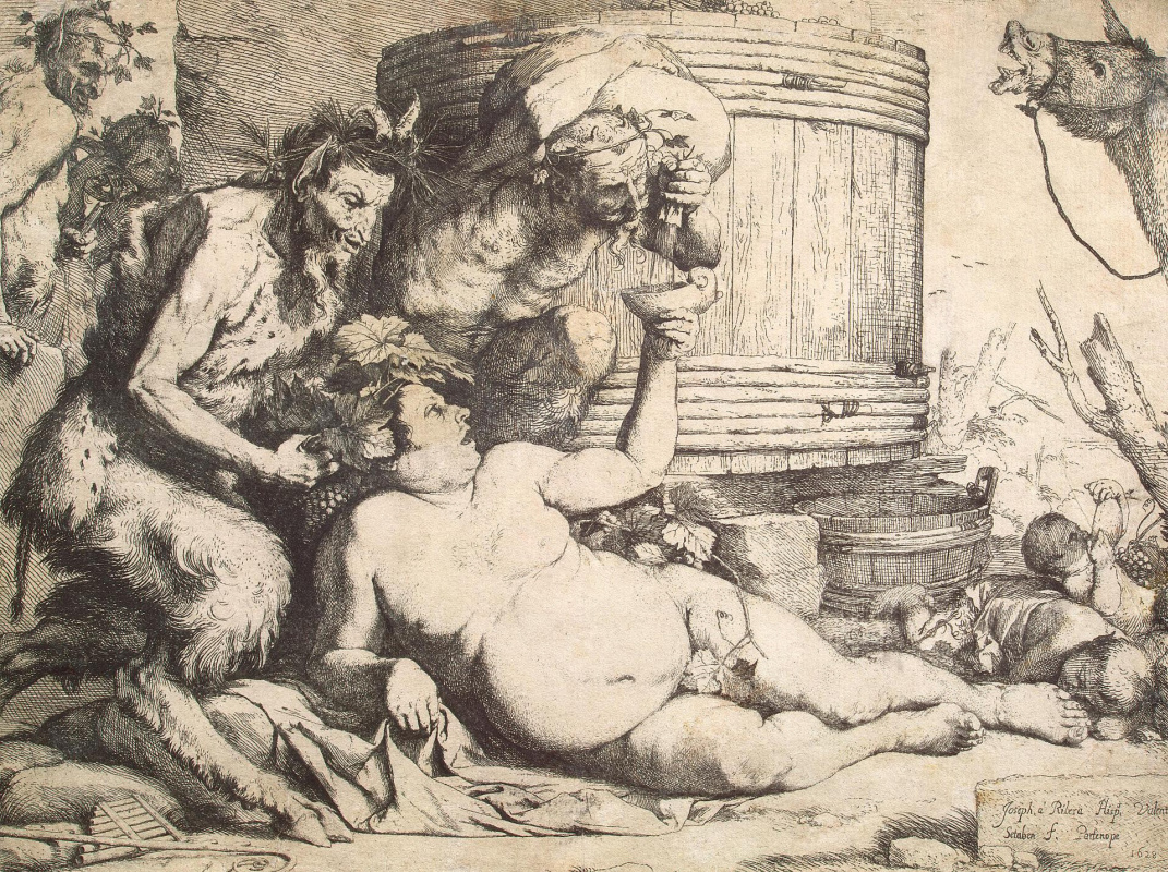 Jose de Ribera. Drunken Silenus