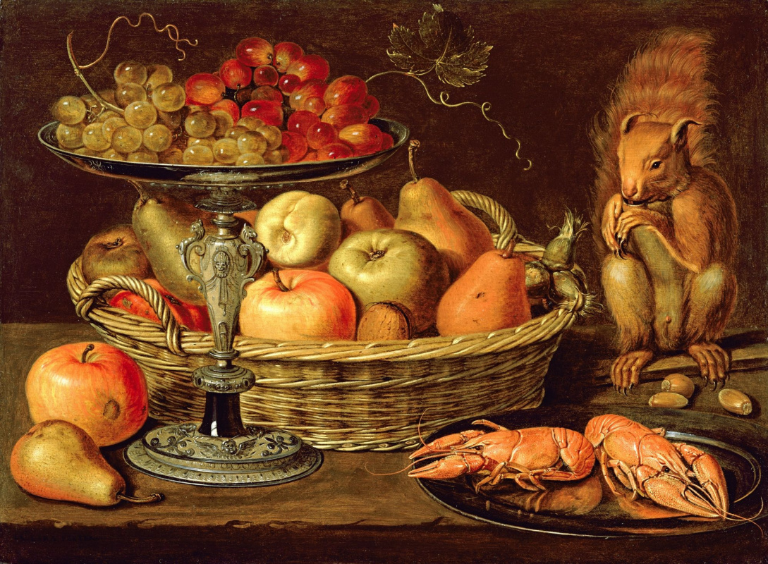 Clara Peeters. Still-life with silver bowl