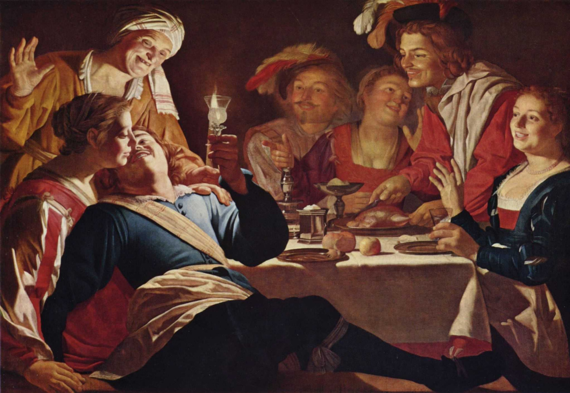 Gerrit van Honthorst. The prodigal son