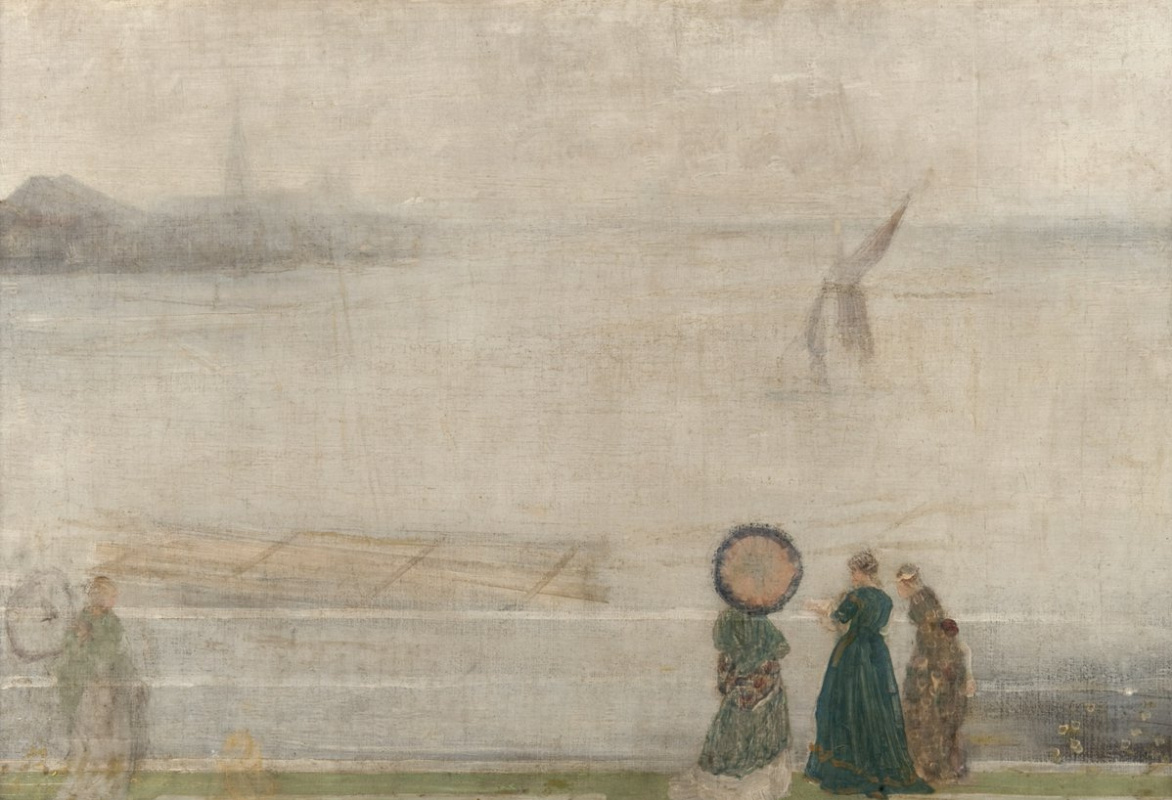 James Abbot McNeill Whistler. Battersea Bay, visible from the houses of Lindsay