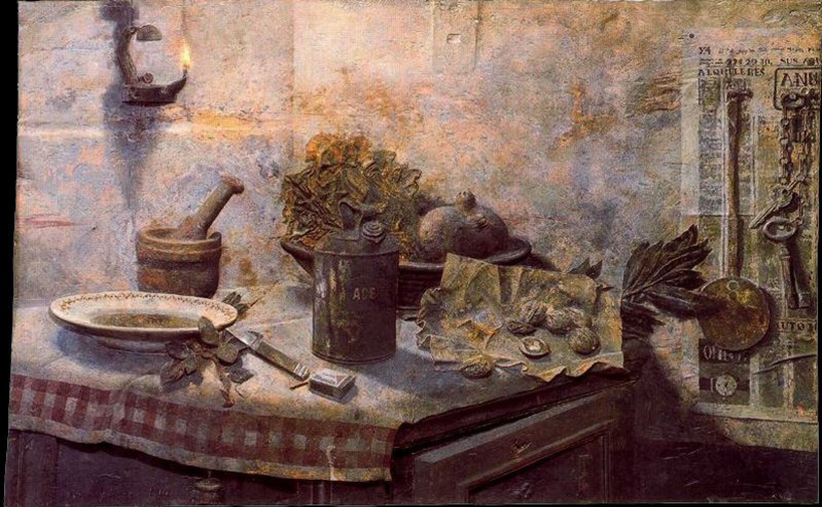 Still life with a plate by Antonio López Garcia: History, Analysis