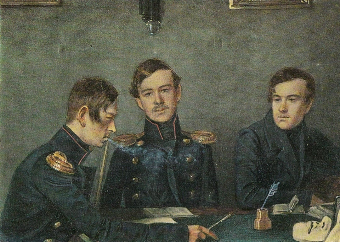 Групповой портрет Андрея, Григория и Александра Васильевичей Дружининых