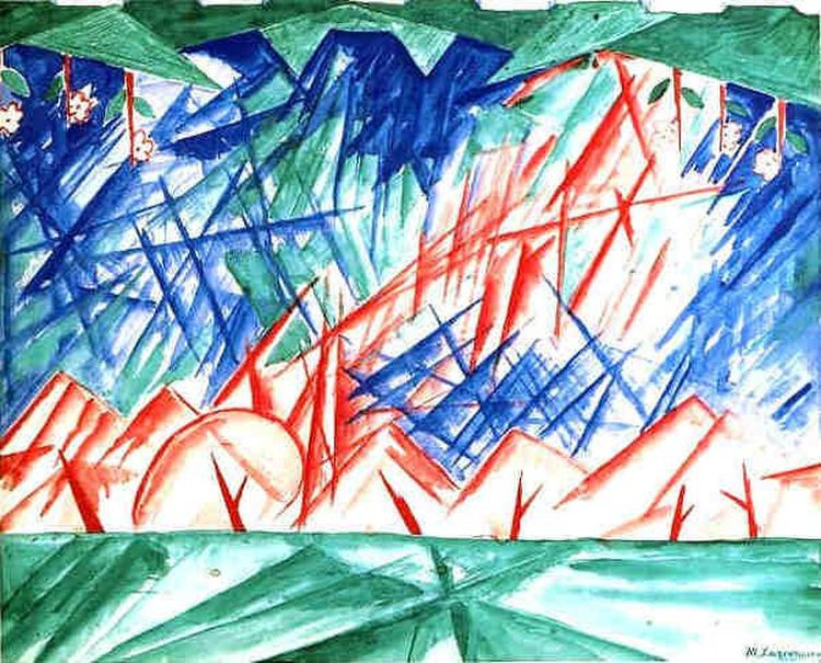 Mikhail Larionov. Rayon bleu