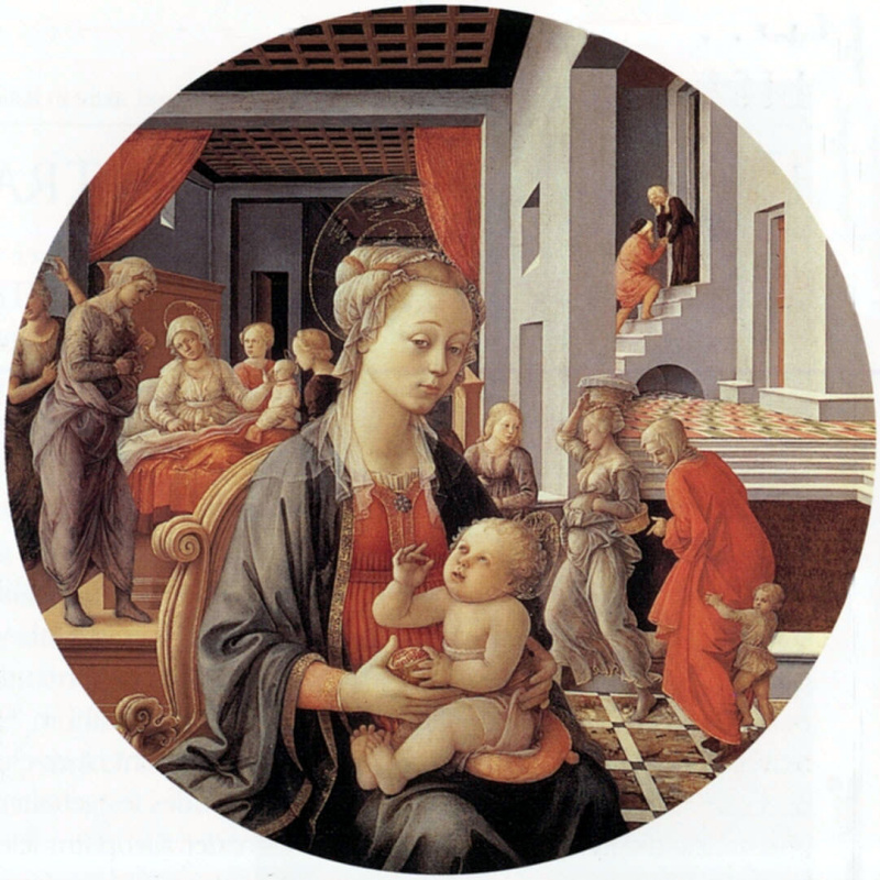 Filippino Lippi. Madonna and child