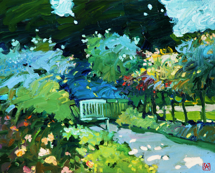 Alexander Valerievich Sushchin. Garden. Giverny.