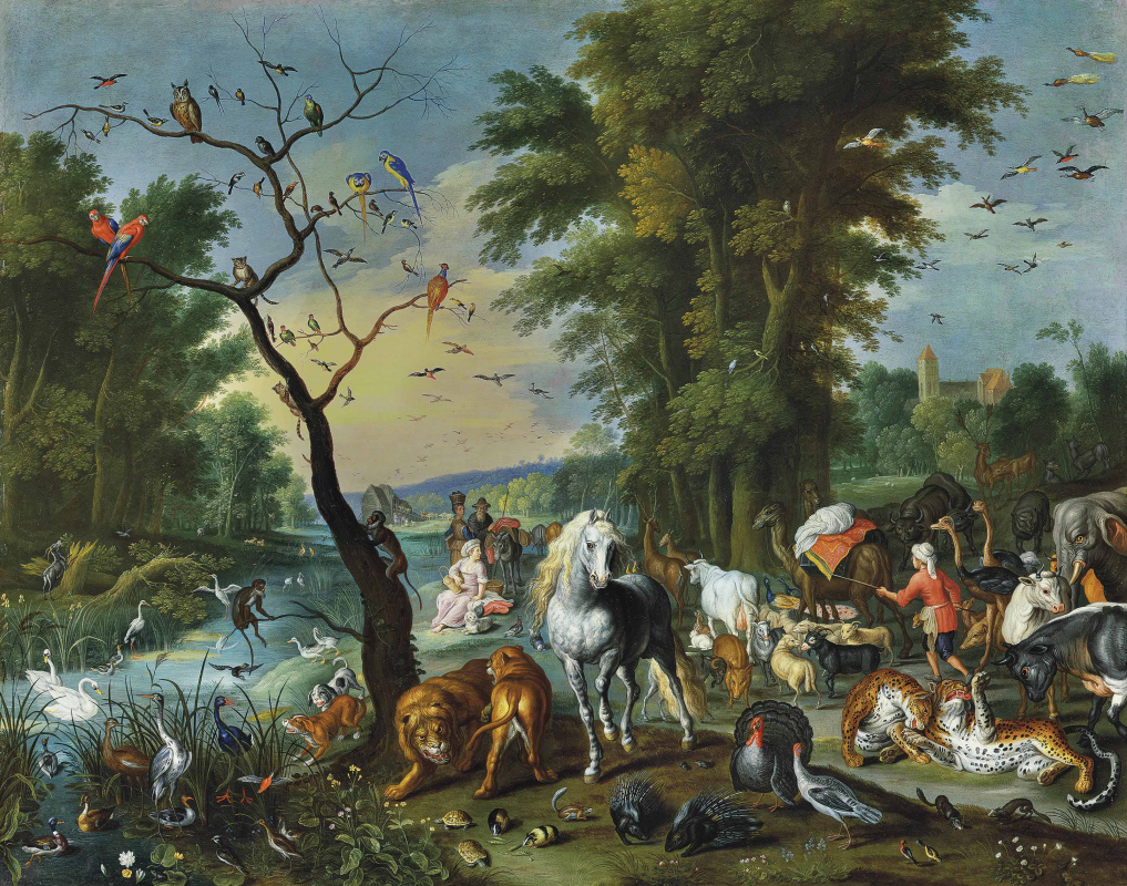 Jan Brueghel the Younger. Noah's Ark entry