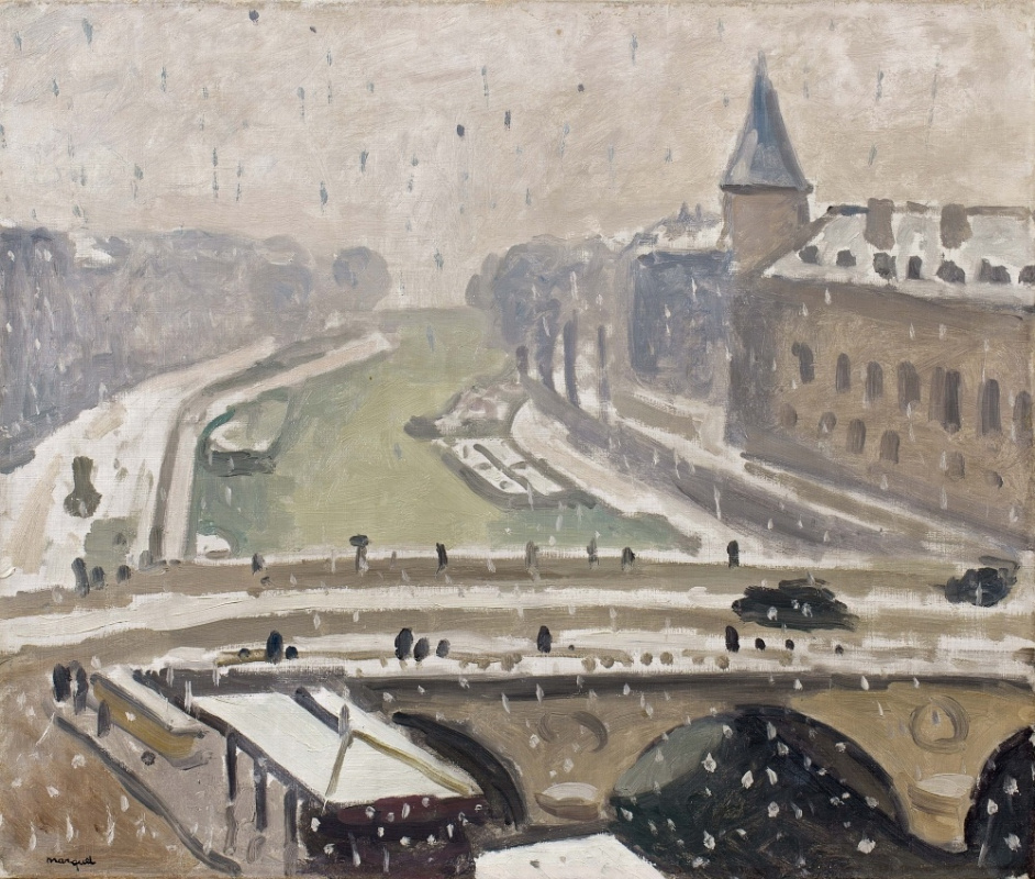 Albert Marquet. Snow in Paris