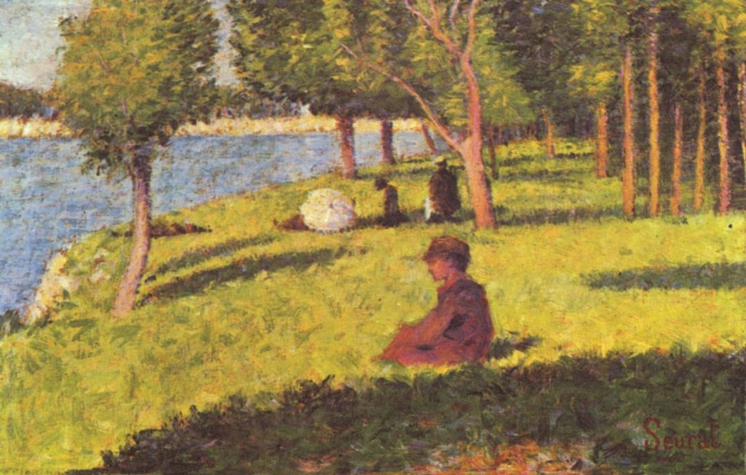 Georges Seurat. Seated figures