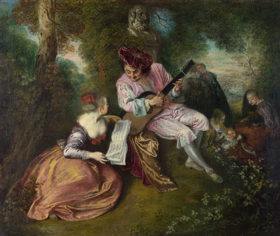 Antoine Watteau. Love song