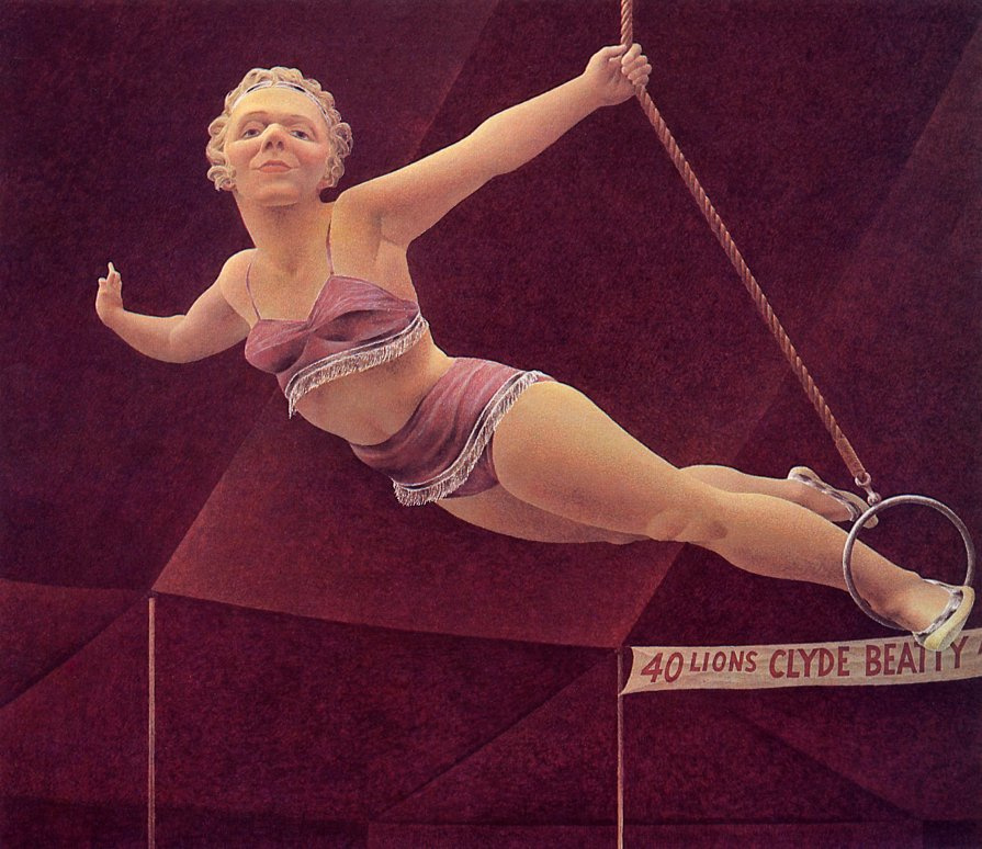 Alex Colville. Circus woman