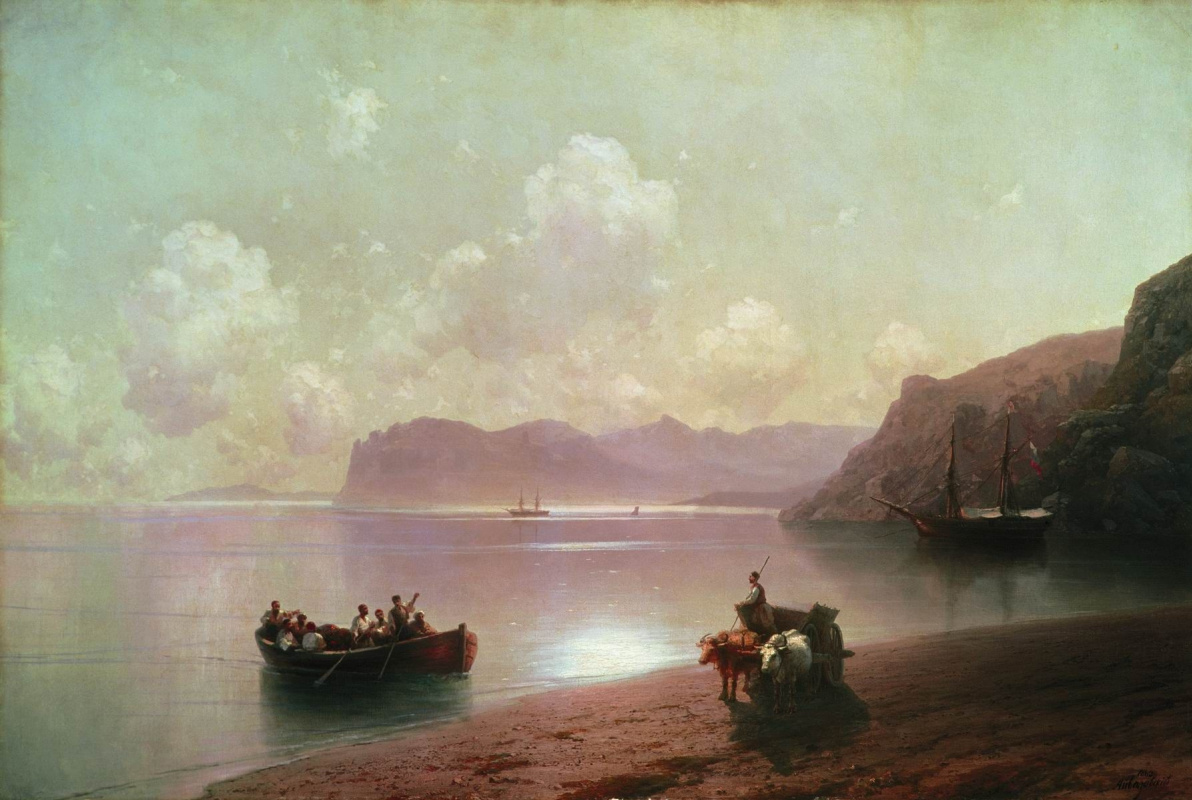 Ivan Aivazovsky. Morning on the sea