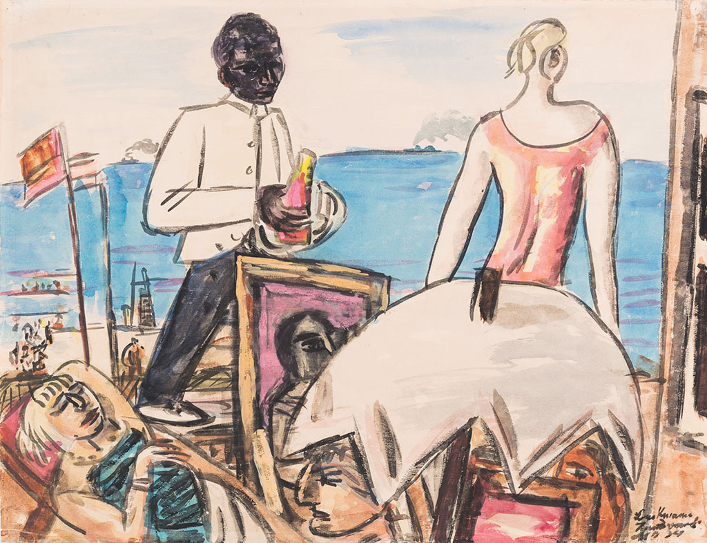 Max Beckmann. Zandvoort Beach Café