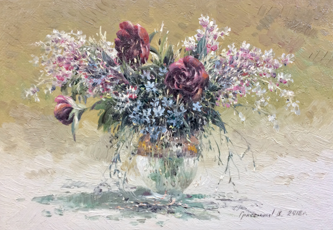 Vasily Ivanovich Gribennikov. Flowers