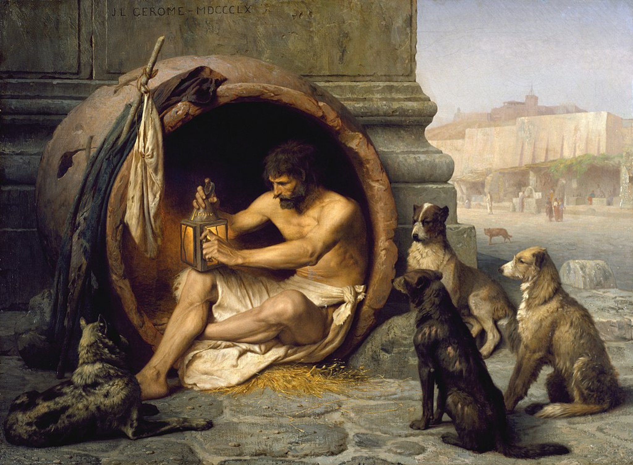 Jean-Leon Jerome Диоген: Description of the artwork | Arthive