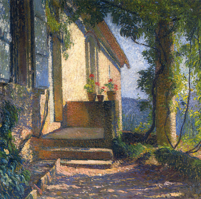 Henri Martin. The facade of the house