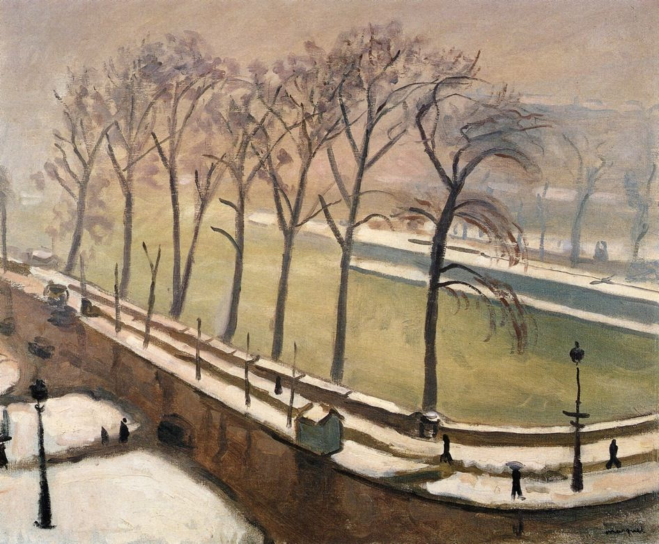 Albert Marquet. The Pont Neuf in the snow